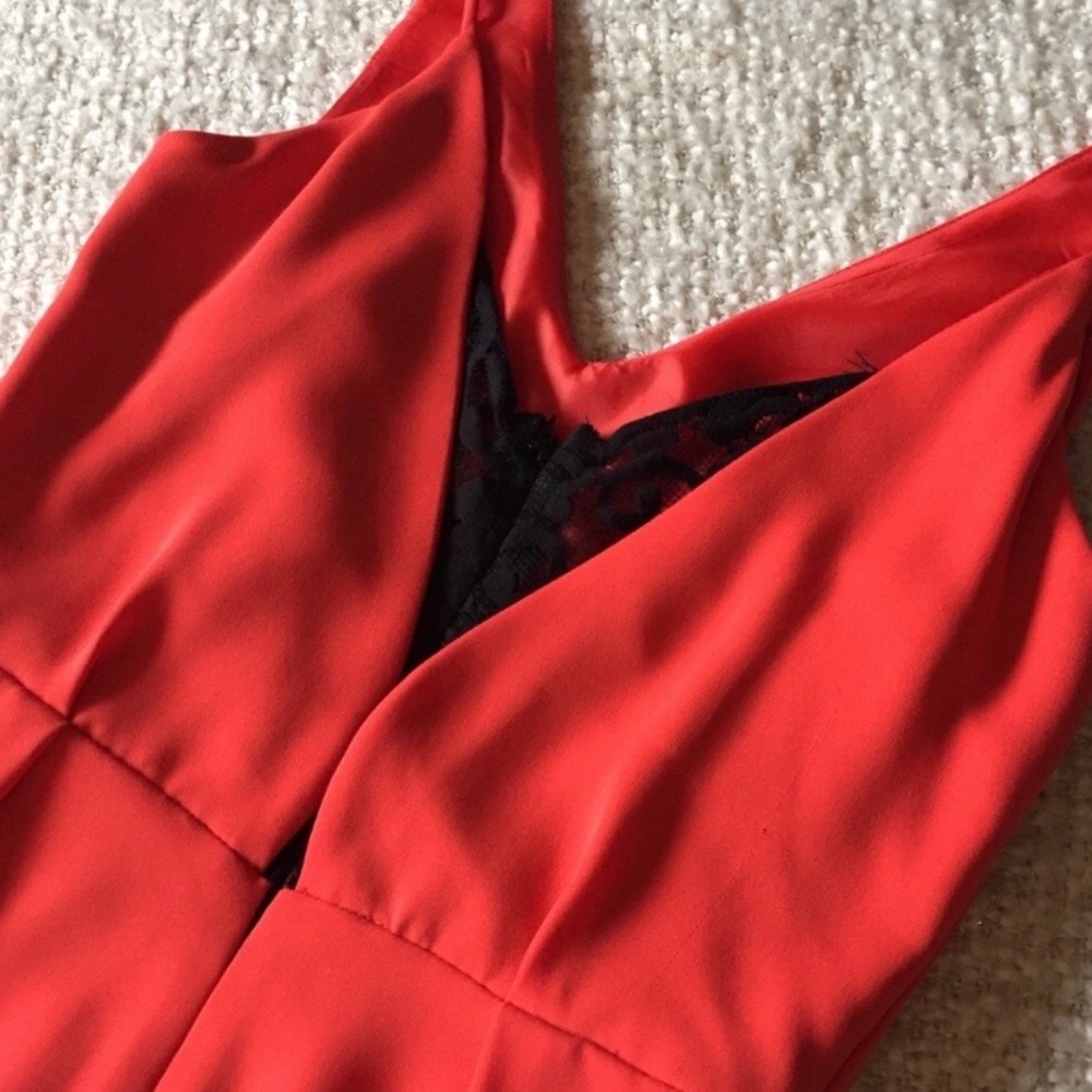 NWOT Topshop Playsuit with Lace Back - Picture 4 of 5